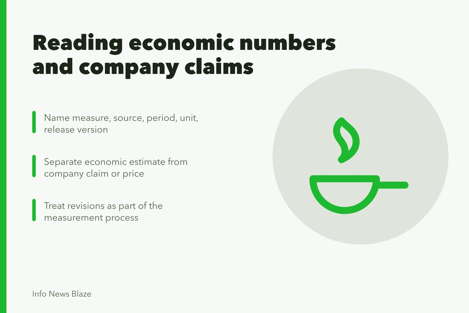 Card on reading economic numbers, claims, and revisions in reporting. Business and economic reporting: a guide to numbers and claims: the 2027 view