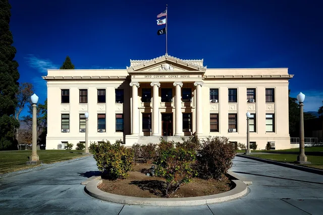 inyo county, courthouse, architecture, building, california, independence, law, exterior, justice, legal, court, hdr, columns, enforcement, judgement, landmark, historical, blue law, courthouse, courthouse, courthouse, courthouse, courthouse, legal. Court reporting: separate the docket from the story