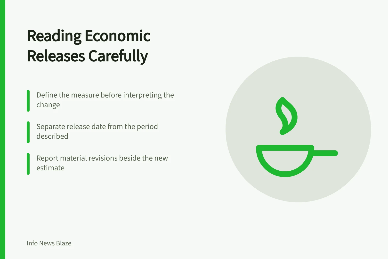 Guide to reading economic releases, revisions, and household effects. Economic releases and household effects: a reporting guide