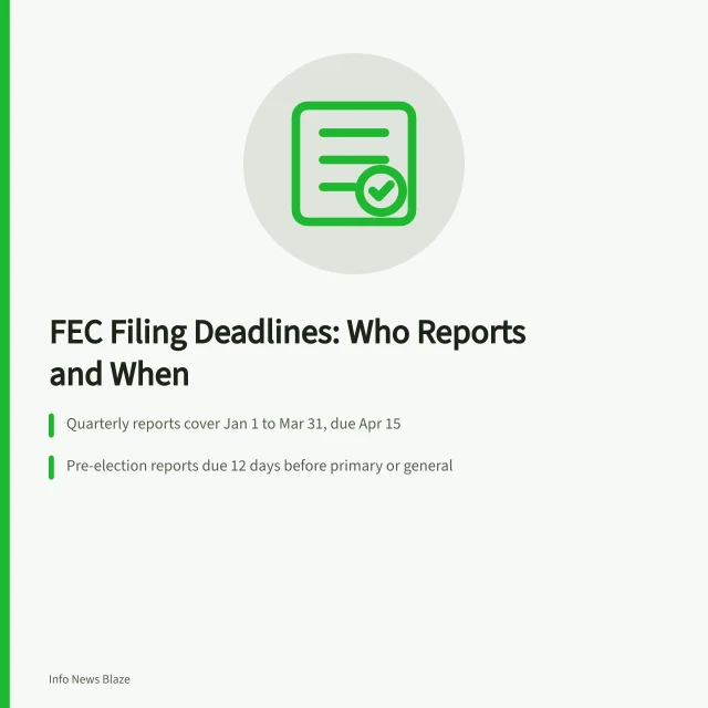 FEC filing deadlines calendar for campaign finance disclosure reports. FEC Filing Deadlines Explained: Who Reports, When, and What to Check