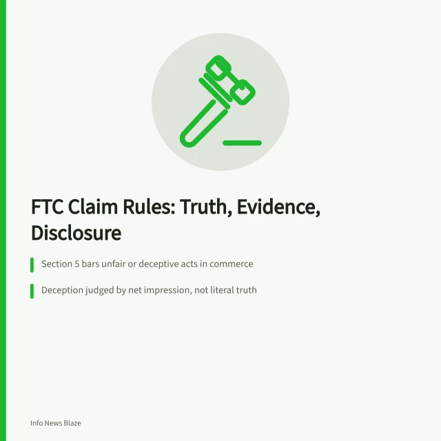 FTC advertising rules on deception, substantiation, and endorsement disclosure. What the FTC checks in business claims and where advertisers get it wrong