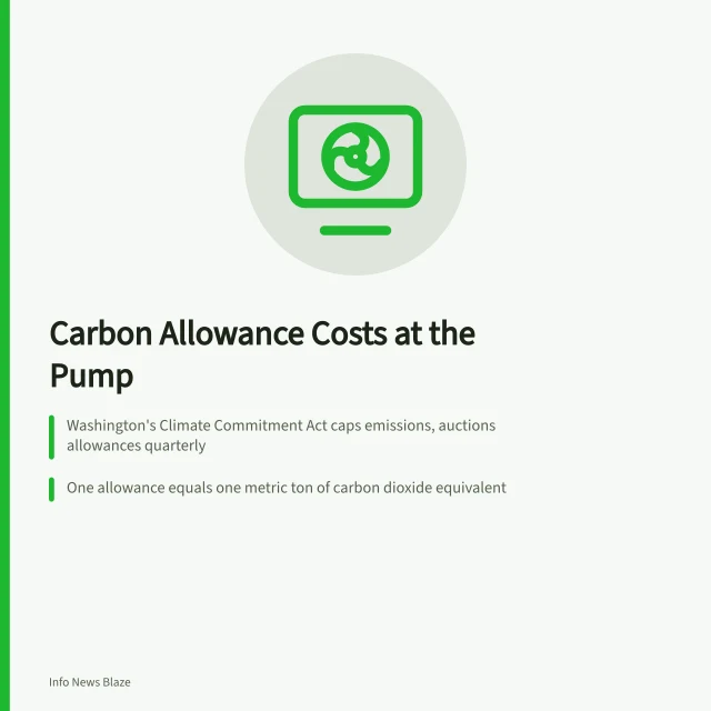 Carbon allowance auction costs converted into cents per gallon at fuel pump. How State Carbon Markets Set the Fuel Price You Pay at the Pump