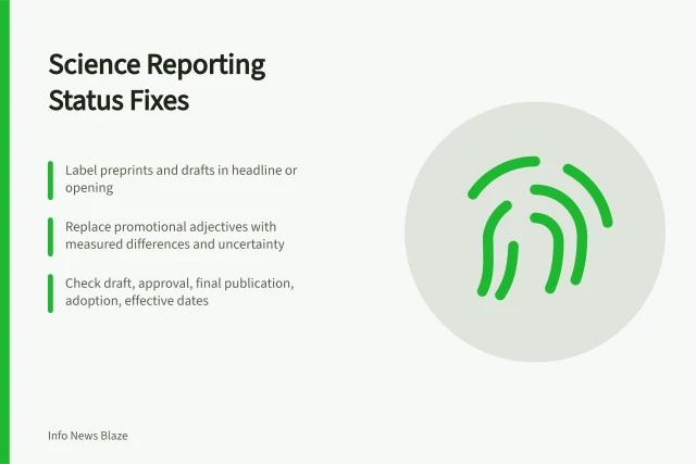 Card listing fixes for science reporting status errors. Science and technology reporting problems and fixes