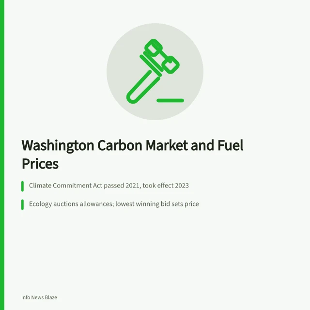 Washington cap and invest carbon allowances raising fuel prices. Washington state climate laws and the carbon market that sets fuel prices